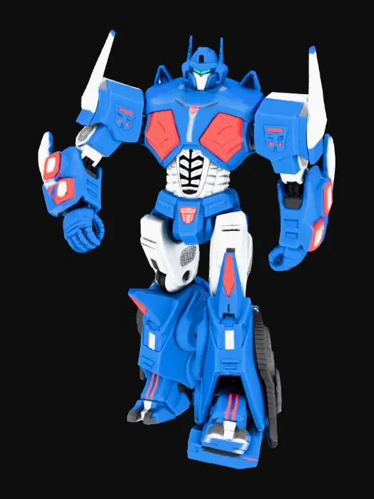 3D model for Transtormers autobot metroplex, anime style, no autobot symbol