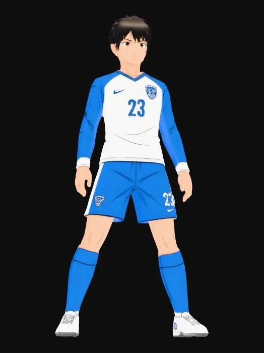 3D model for soccer player