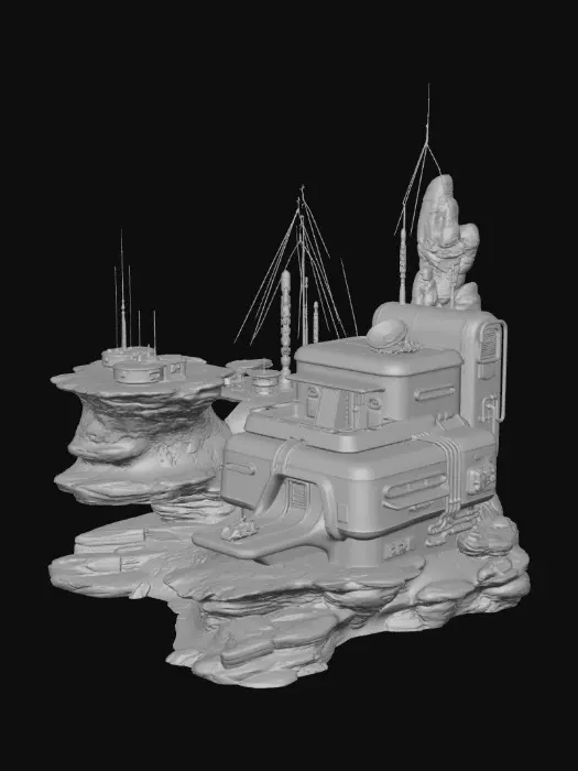 3D model for Martian Outpost