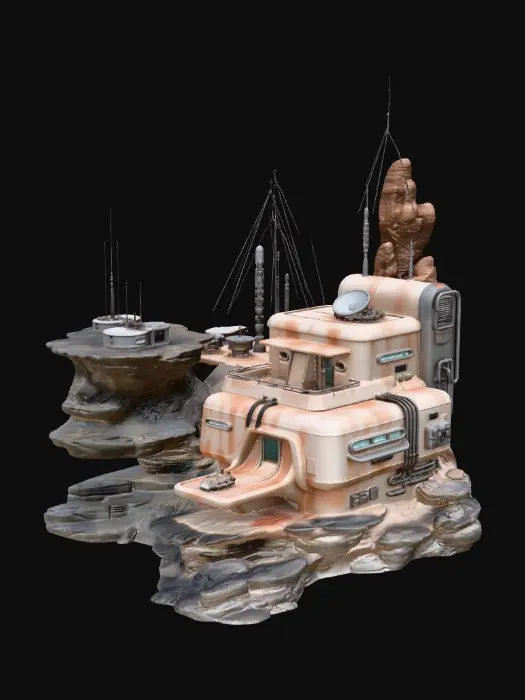 3D model for Martian Outpost