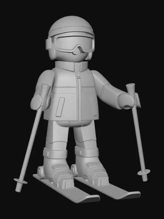 3D model for Ski Playmobil