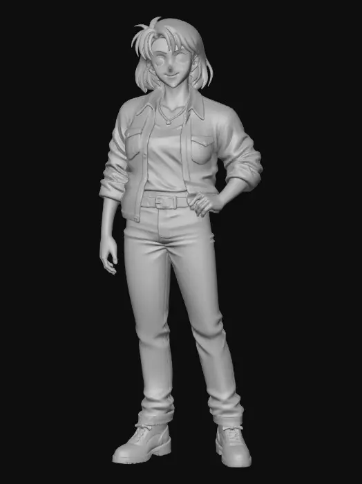 3D model for Classical anime style