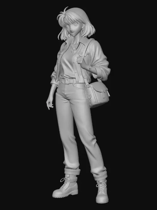 3D model for Variation anime style