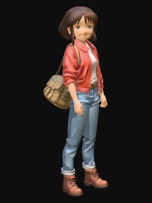 3D model for Variation Anime style 3