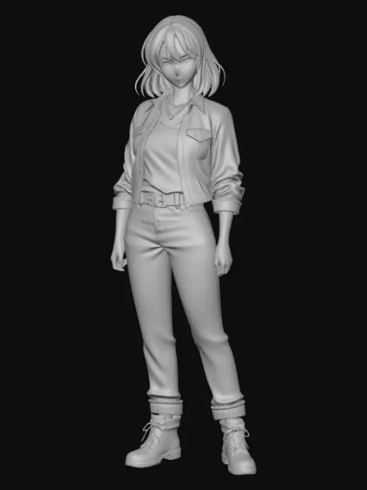 3D model for Variation anime style 2