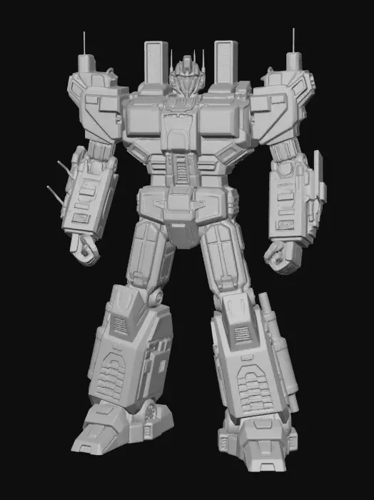 3D model for City Mecha