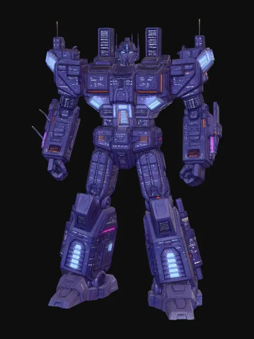 3D model for City Mecha