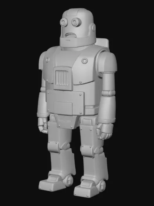 3D model for Astonished bot