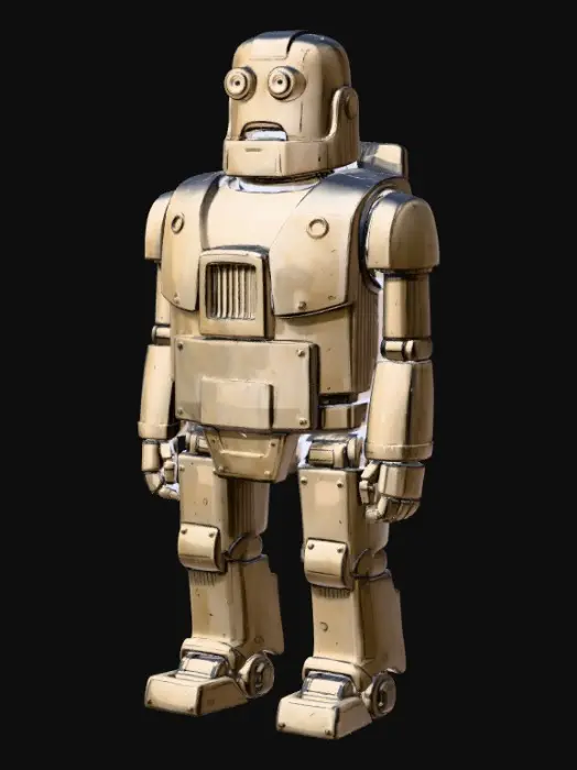 3D model for Astonished bot