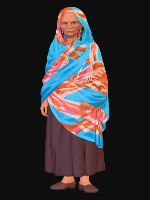 3D model for Wrapped in Wisdom