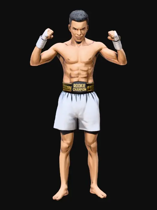 3D model for Sagat, from street fighter alpha