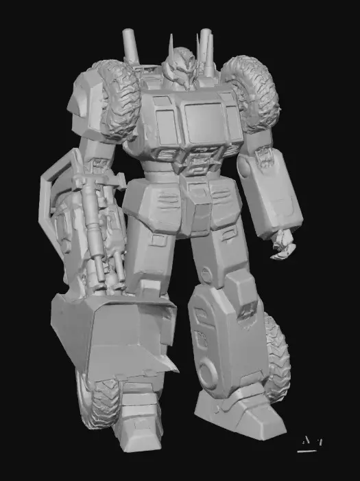 3D model for Bulldozer Bot