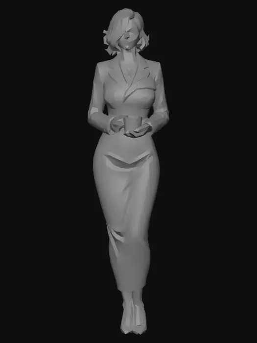 3D model for Confident Executive