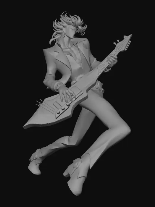 3D model for 80s idol