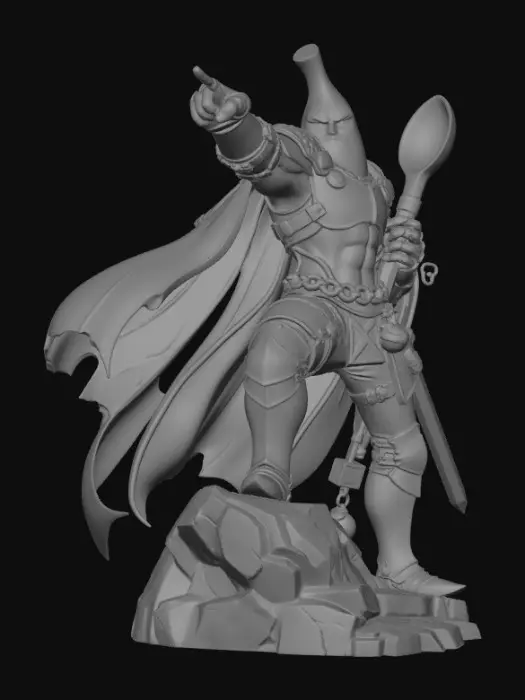 3D model for Banana Knight Glory