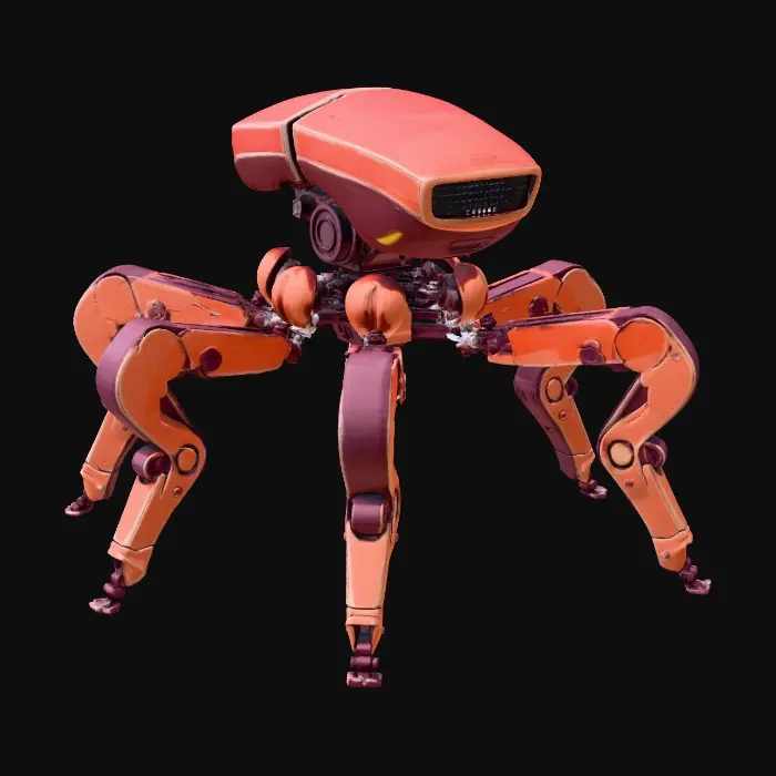 3D model for hexapod ultra-realistic robot