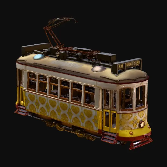 3D model for Lisbon Tram Beauty