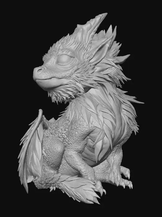 3D model for Woodland Hatchling