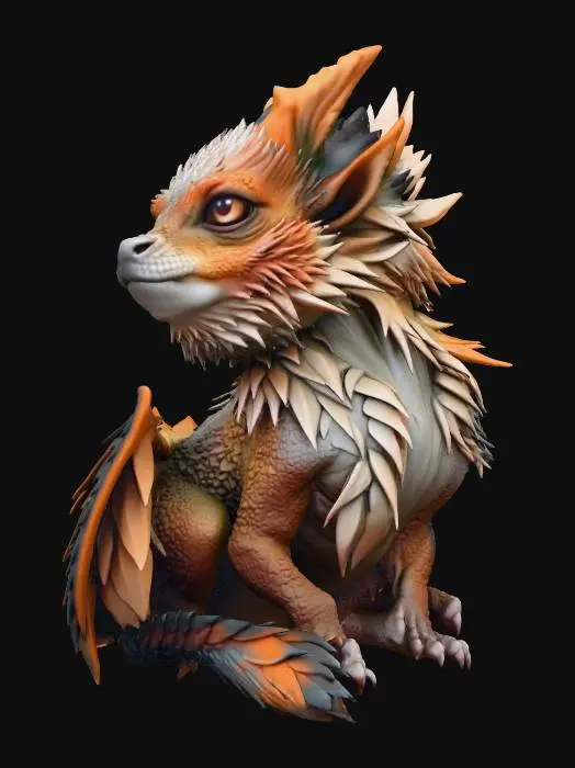 3D model for Woodland Hatchling