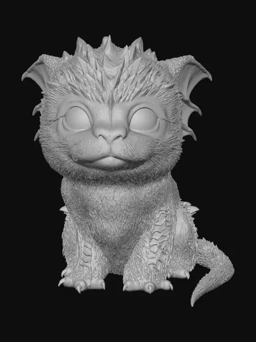 3D model for Midnight Hatchling