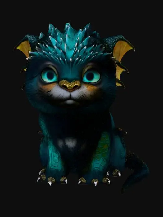 3D model for Midnight Hatchling