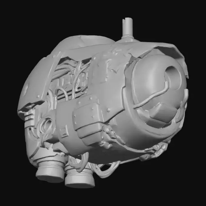 3D model for Rusted Capsule