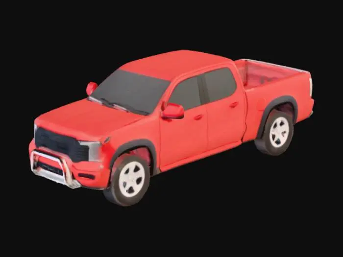 3D model for Red Pickup Power