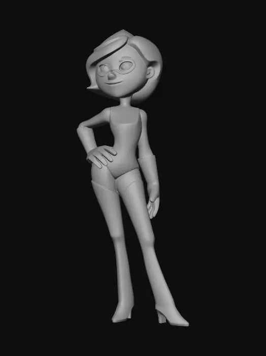 3D model for Mulher elástica