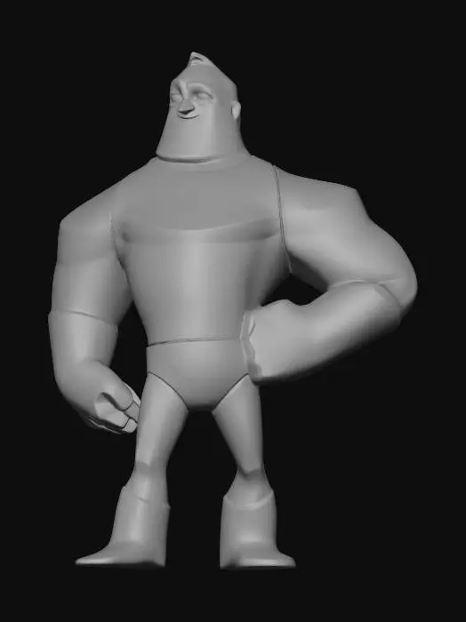 3D model for Sr. incrivel