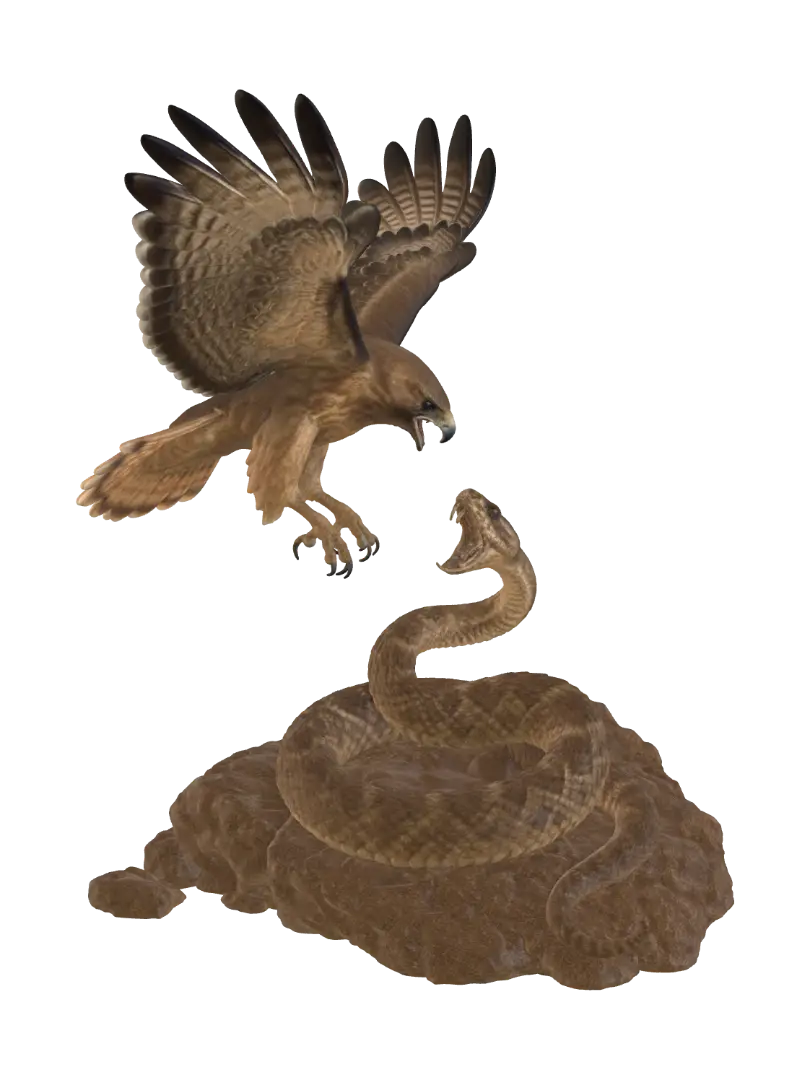 Desert Duel - Standoff 3D model, vytvořený pomocí AI