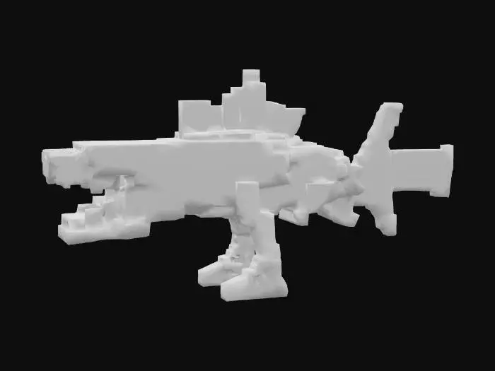 3D model for Pixel Shark Sneaker Chase