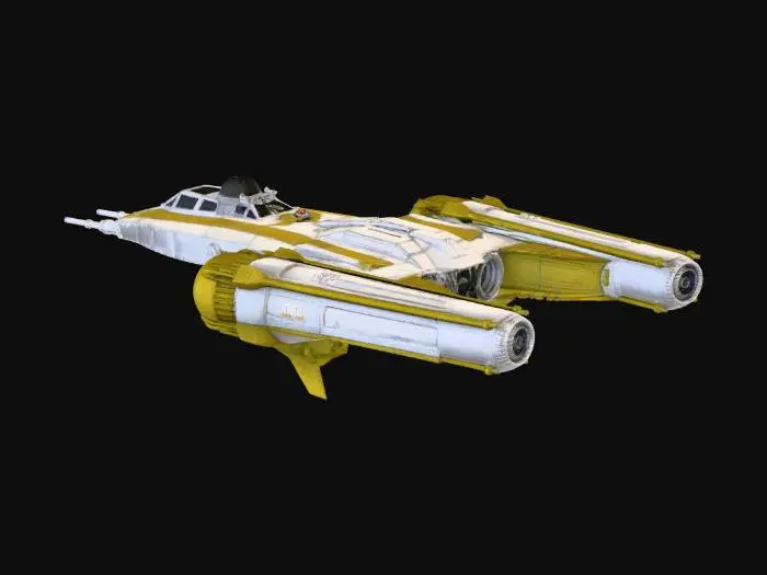 3D model for Starship fighter
