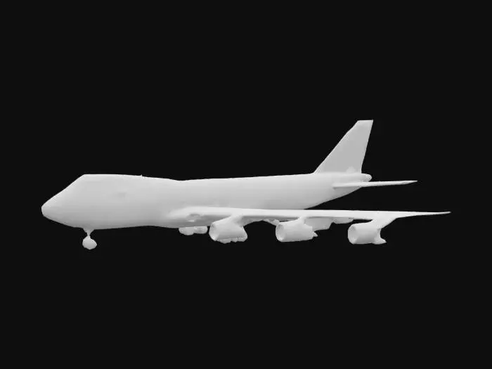 3D model for Jumbo Jet JAL123