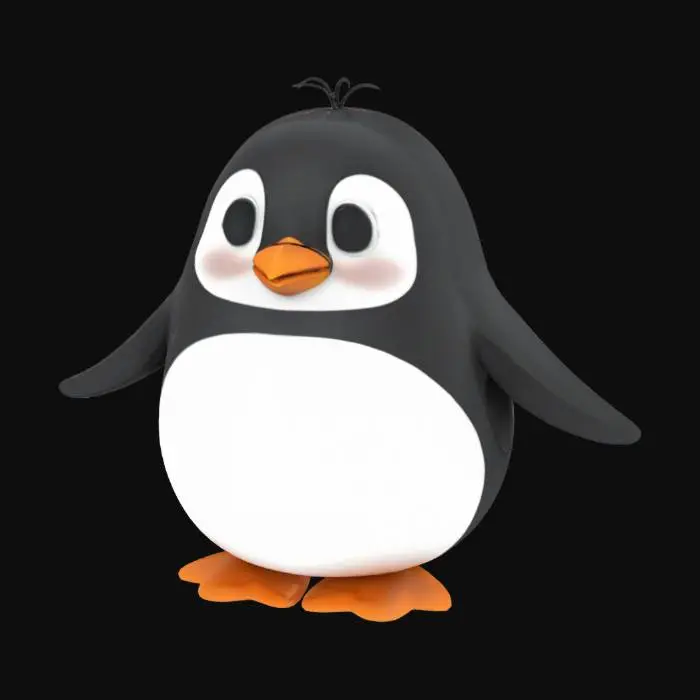 3D model for 生成QQ企鹅的模型