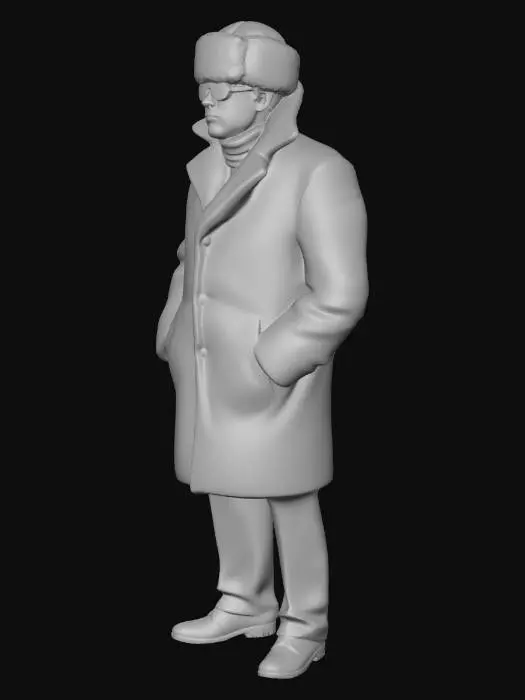 3D model for Fur Coat Elegance