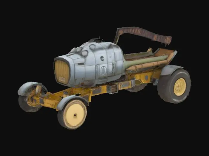 3D model for Desert Rover, #SketchTo3D#