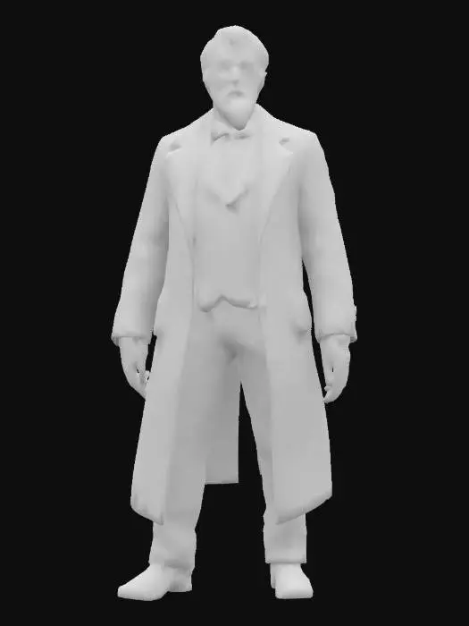 3D model for A poor working class Victorian man, Highly Detailed