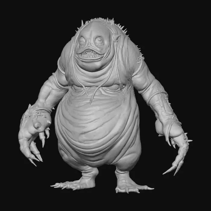 3D model for Monstrous Sentinel, #Halloween2025#