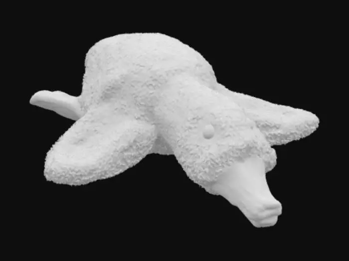 3D model for Fluffy Goose Plush