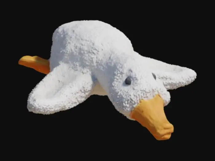 3D model for Fluffy Goose Plush