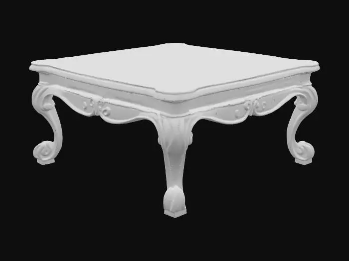 3D model for стол с красного дерева 