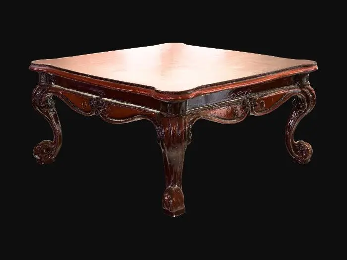 3D model for стол с красного дерева 