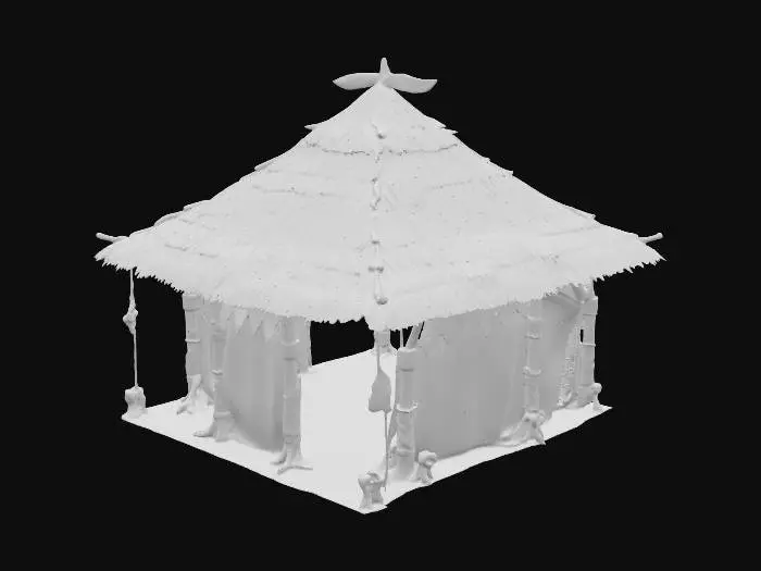 3D model for палатка орков
