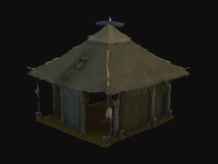 3D model for палатка орков
