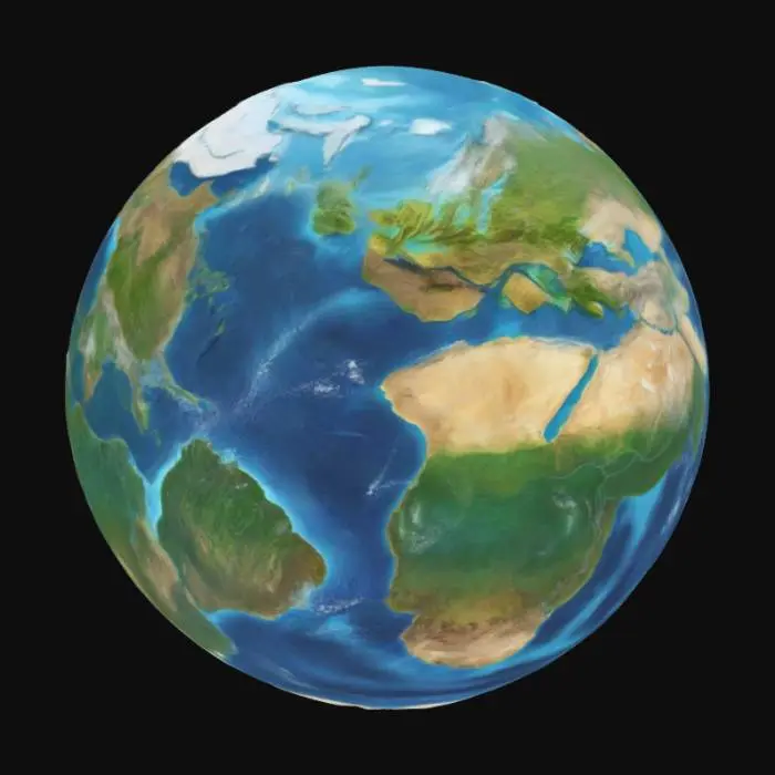 3D model for планета земля детально зделаная с океанами и землями очень проработаная с каждой стороны