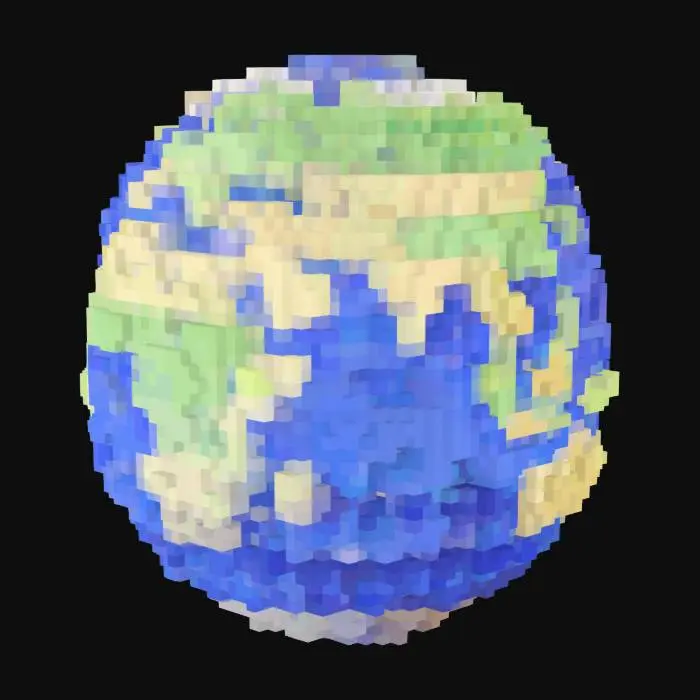 3D model for планета земля крайне детализированная