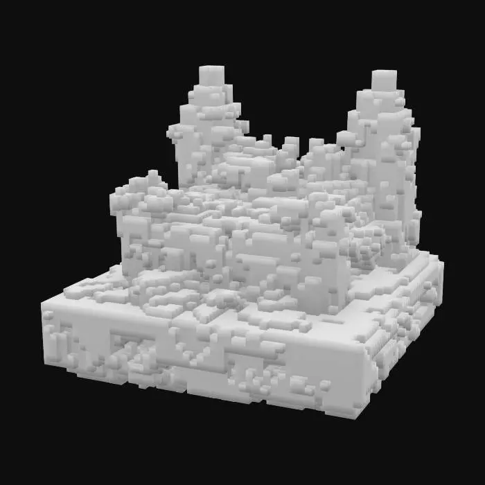 3D model for Крепость тымь от которой веет угрозой и страхом