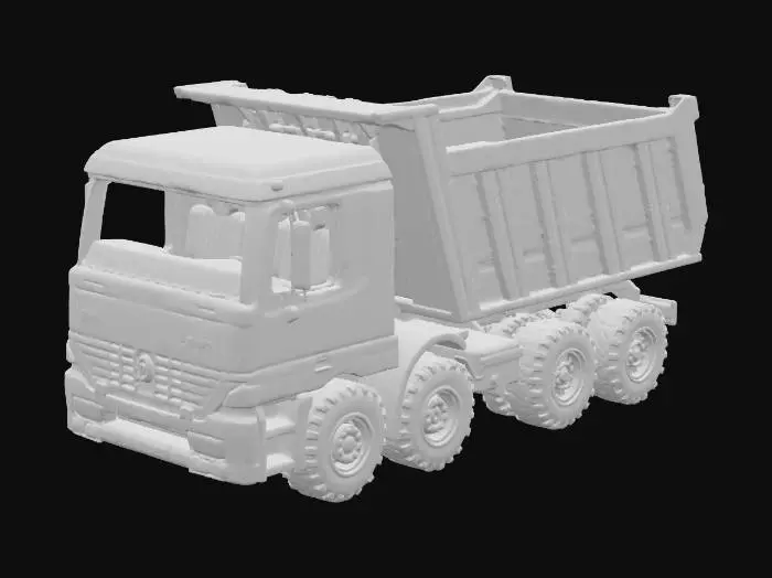 3D model for Yellow Toy Dump Truck