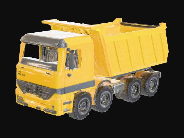 3D model for Yellow Toy Dump Truck