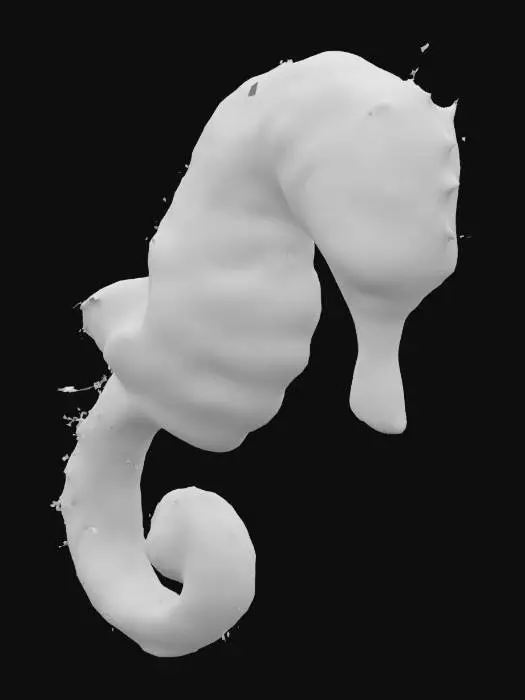 3D model for Majestic Seahorse, #ocean#